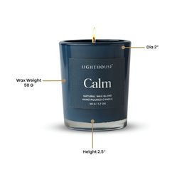 LIGHTHOUSE CANDLE Blue 1 pieces Jar Candle image 5