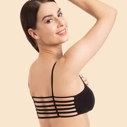 Joomie Medium Coverage Removable Pad Caged back Bra image 4