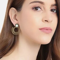 YouBella Mixed Metal Finish Multi Stud Earrings for Women - Set of 6-33