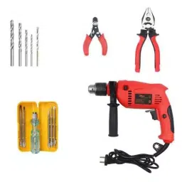 Hillgrove 700 W Drill Machine, 1 Pc Masonry Drill Bits  Combo, HGCM468M1-18