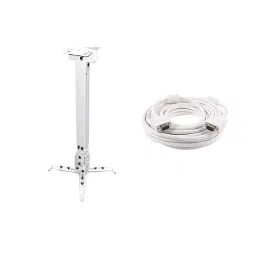 Sii 2 ft Square Projector Ceiling Mount with 15m VGA Cable (Maximum Load Capacity 25 Kg) (Pack of 2)-17