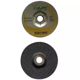 Yuri Blackline Dia 4 Inch (100x2.5x16 mm) Grit 120 Flexible Grinding Wheel Pack of 30-image-33