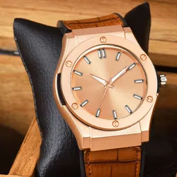 SWADESI STUFF Men Dial & Straps Analogue Watch SDS 163 ROSEGOLD 2025-image-77