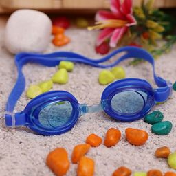 Passion Petals Goggles  Anti fog swimming Glasses - Blue-23