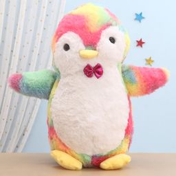 Funzoo Rainbow Snow Penguin Soft Toy  Multicolour - Height 35 cm-image-41