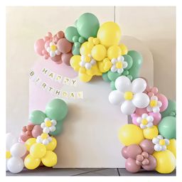 Bubble Trouble Birthday Decoration Items Balloons Kit with Happy Birthday Banner for Party Decoration Multicolor - Pack of 66-image-14