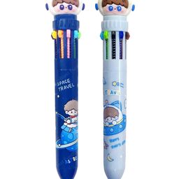 FunBlast Space Cartoon Theme 10 in 1 Ball Pen Set Multicolor  Pack of 2-picture-22