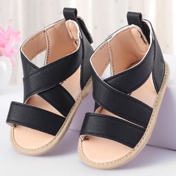 Cute Walk by Babyhug Velcro Closure Booties - Black-image-48