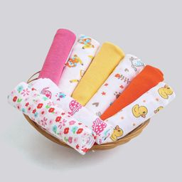 Joy Buzz 100% Cotton Wash Cloth Pack of 8 - Multicolor ( Print May Vary )-picture-17