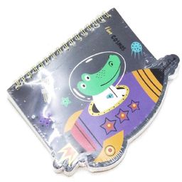 Rushabh Novelty Notebook 716094 Purple Rocket Design 60-Pages Ruled-image-1