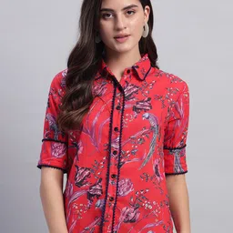 ROSEMELON Women Floral Printed Cotton Top-picture-37