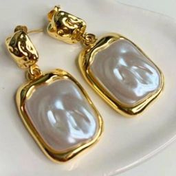 kazare Contemporary Drop Earrings-image-45