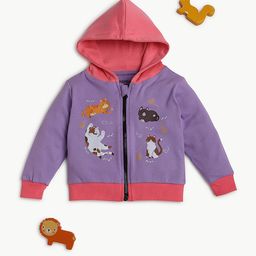 BONTOTS Infants Boys Printed Organic Cotton Hoodie & Jogger Tracksuits-42