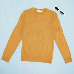 Pantaloons Junior Girls Mustard Gold Embroidery Full Sleeves Sweaters & Cardigans-image-112
