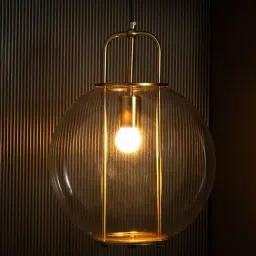 Whispering Homes Korean Inspired Globe Glass Hanging Pendant Lamp-image-84