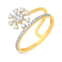 Malabar Gold and Diamonds 18k Yellow Diamond Ring for Women-image-97