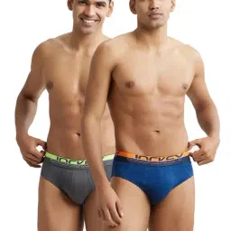Jockey FP01 Men's Super Combed Cotton Solid Brief with Ultrasoft Waistband (Pack of 2)-picture-46