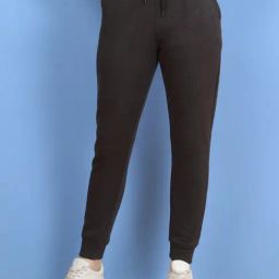 Sweet Dreams Black Regular Fit Solid Joggers-image-26