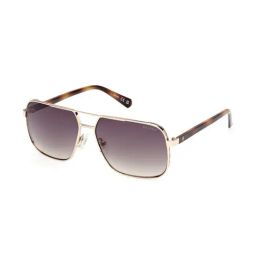 Guess GUS001195832BSG Grey UV Protected Aviator Sunglasses for Men-image-67