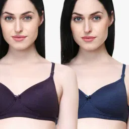 Lady Lyka Multicolor Non Wired Padded T-Shirt Bra (Pack Of 2)-image-66