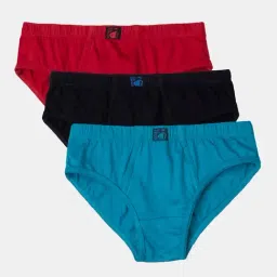 Jockey Kids Multi Cotton Briefs (Pack of 3)-image-83
