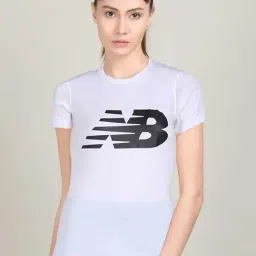 New Balance White Round Neck T-Shirt-picture-23