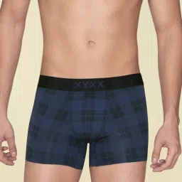 XYXX Multicolored Regular Fit Checks Trunks - Pack Of 3 image 2