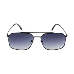 Opium Grey Full Rim Square Sunglasses For Men-40