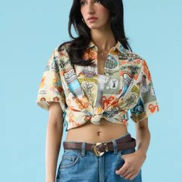 The Souled Store Multicolor Cotton Regular Fit Printed Shirt-picture-13