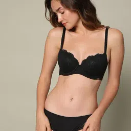 Vero Moda Intimates Black Lace Full Coverage T-Shirt Bra-image-53
