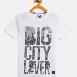 Duke Kids White Printed T-Shirt-image-55