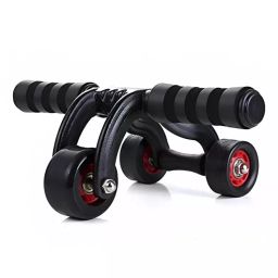 Dolphy AB Exerciser Black ABS 3 Wheels Roller Design, DABWL0011-image-33