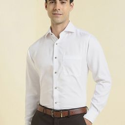 Allen Solly Sport Men Textured Spread Collar Cotton Formal Shirt-image-53