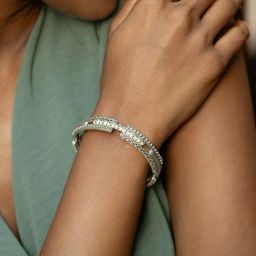 Shaya 925 Silver Oxidised Kumbha Bracelet For Women-image-25