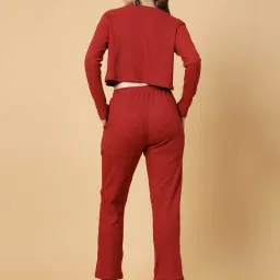 Rigo Red Top With Pants image 2