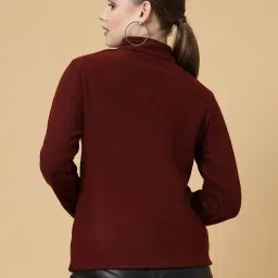 Rigo Wine Color-Block Pullover image 2