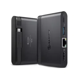 ALOGIC 4 in 1 USB-C HUB Black 100 W USB Type C 5 Gbps, UCTDHDES-16