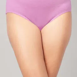 Clovia Pink Cotton Regular Fit Panties-picture-20