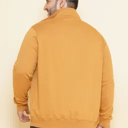 John Pride Gold Regular Fit Plus Size Printed Sweatshirt image 2