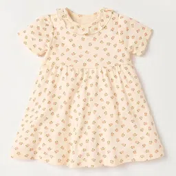 Juniors by Babyshop Girls Floral Printed Cotton Fit and Flare Dress-picture-24