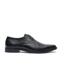 Teakwood Leathers Men's Black Derby Shoes-image-86