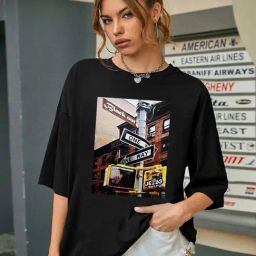 Chkokko Black Printed T-Shirt-image-8