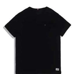 Tommy Hilfiger Kids Black Solid T-Shirt-58
