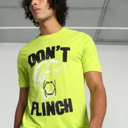 Puma THE BLUEPRINT SUPPORTING ACT Green Regular Fit Printed Sports T-Shirt-image-96
