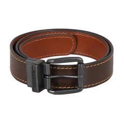 Hidesign Brown & Tan Leather Reversible Belt-image-17