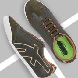 FAUSTO Men Woven Design Sneakers-image-98