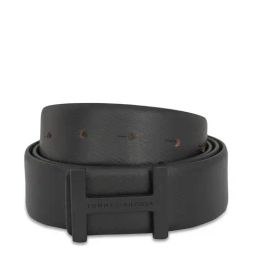 Tommy Hilfiger Goodrich Black & Olive Goodrich Leather Reversible Belt-image-98