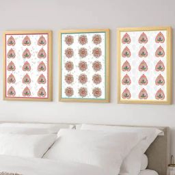 Art Street Beige Synthetic Wood Wall Art-image-32