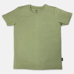 Kiddopanti Kids Olive Solid T-Shirt-image-72