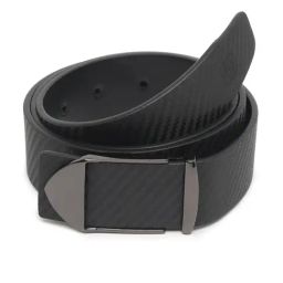 Carlton London Black Leather Textured Casual Belt for Men-image-50